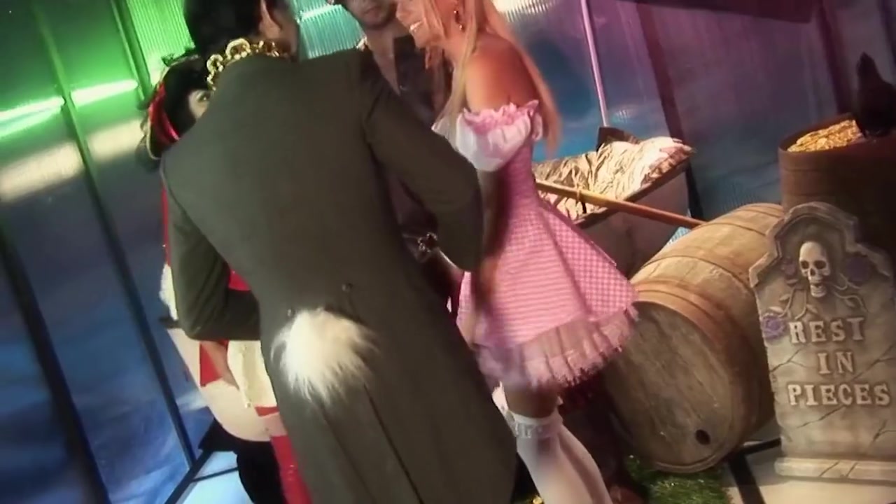 Hard Bitches 1 Orgy Of Friends Dressed As Pirates Sharing Cumshots