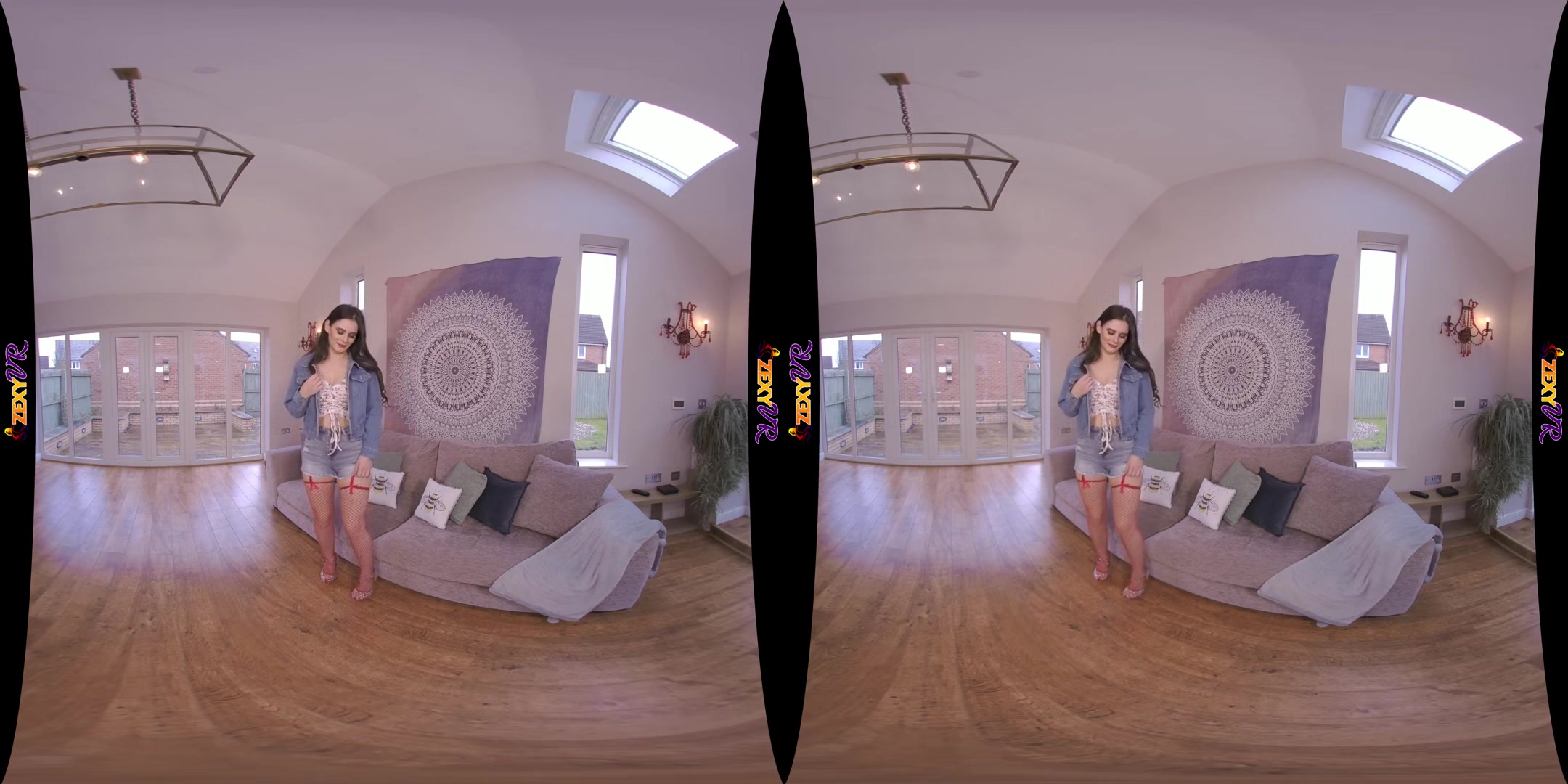 Make It Up To You - Sexy Brunette Striptease in VR