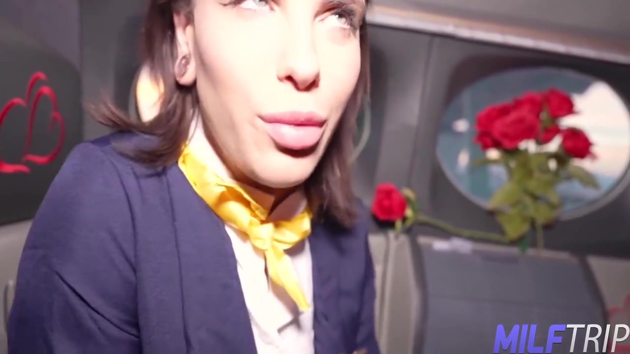 Peter Green And Jesse Pony - Private Milf Stewardess Fucks Rich Client 10 Min