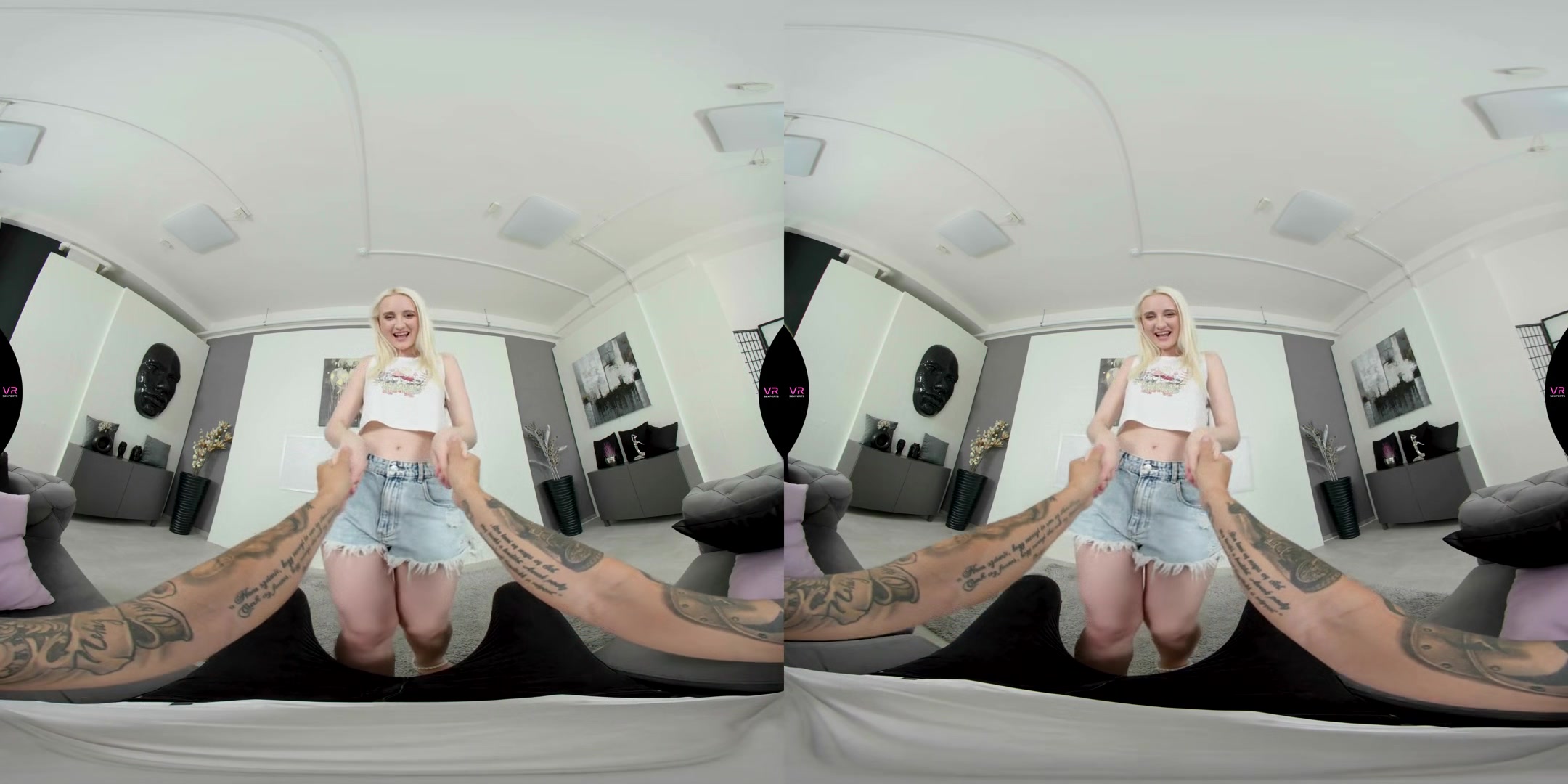 Sweet blondie Daruma will make you cum