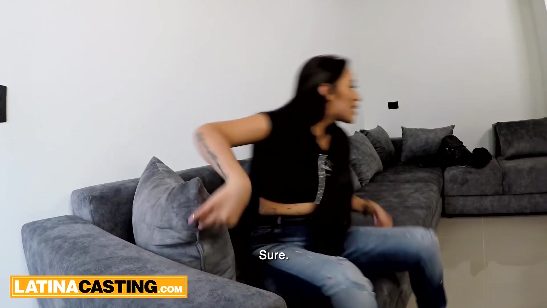 Latina Fuck Tour - Buxom Tattooed Brunette Wants A Taste Big Cock Cum