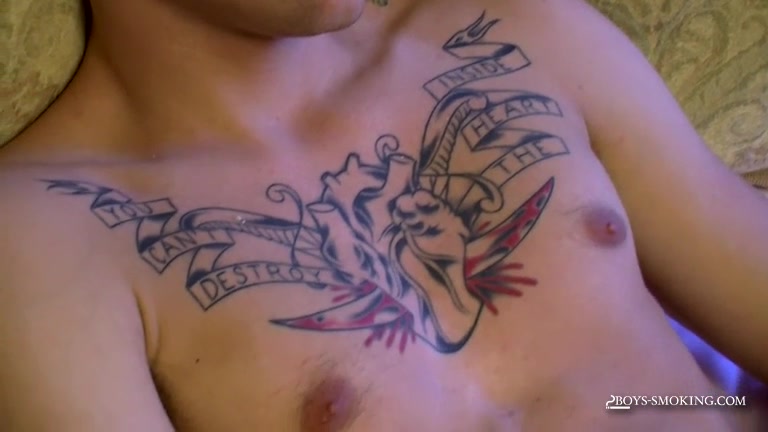 Chris Porter Solo Smoke Stroke - Chris Porter Solo Smoke Stroke - Boys-Smoking