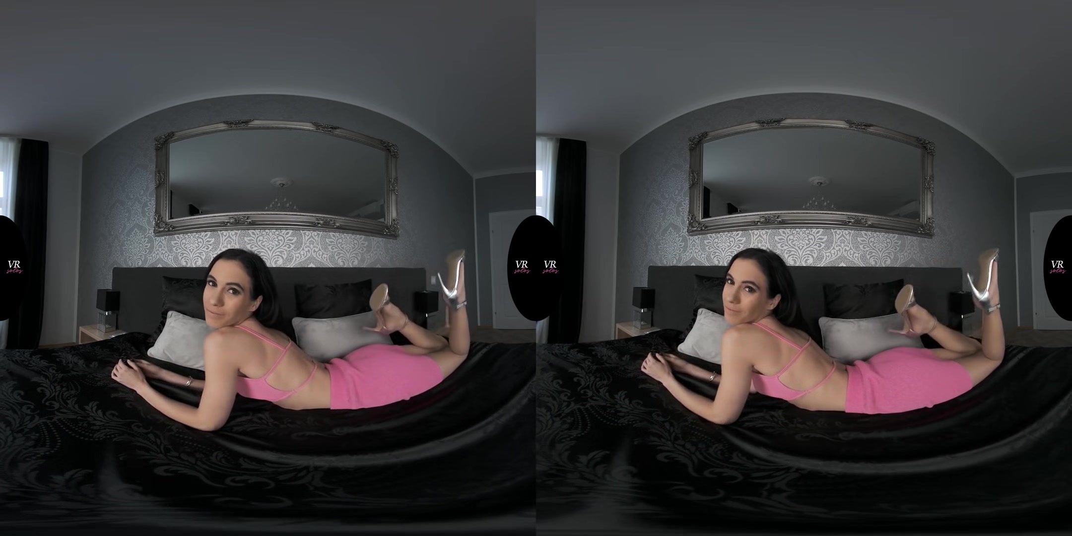 Hot Teen Nikki Plays With Dildo In Bed - Sexy Teen Brunette Solo Masturbation