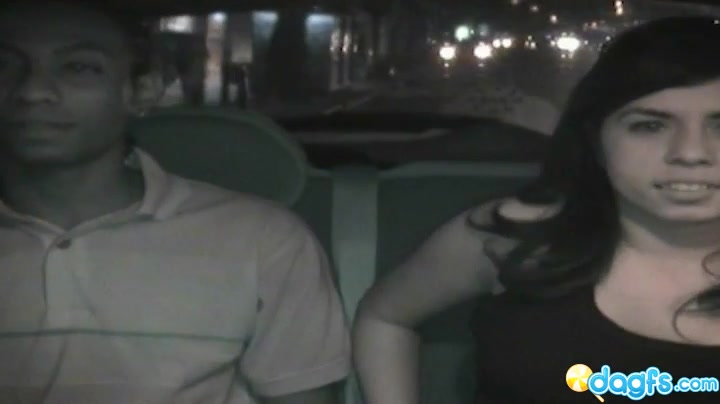 Latin Chick Gives A Warm Blowjob In The Car - BustyGFsExposed