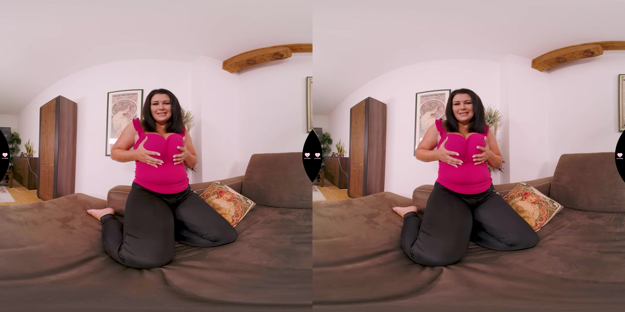 Laura Boobs Plays With Her Huge Tits And Big Ass - LustReality