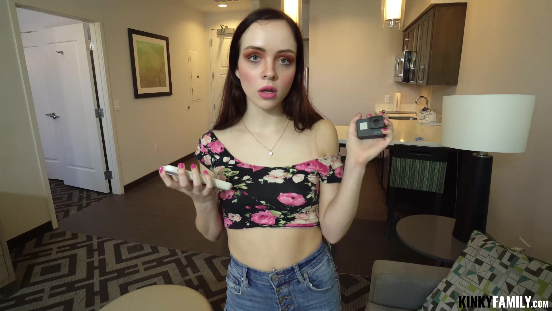 Kinky Family - Aliya Brynn - Spied on stepsis & fucked her