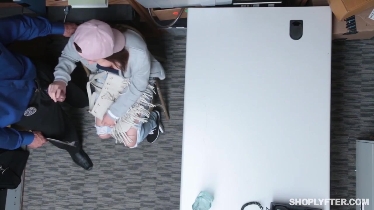 Hayden Hennessy In teen 18+ Hayden Hennesy Gets Her Shaven Tight Cunt Nailed By Security Guy