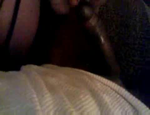 Ebony pussycat eats a black schlong in the close-up porn vid