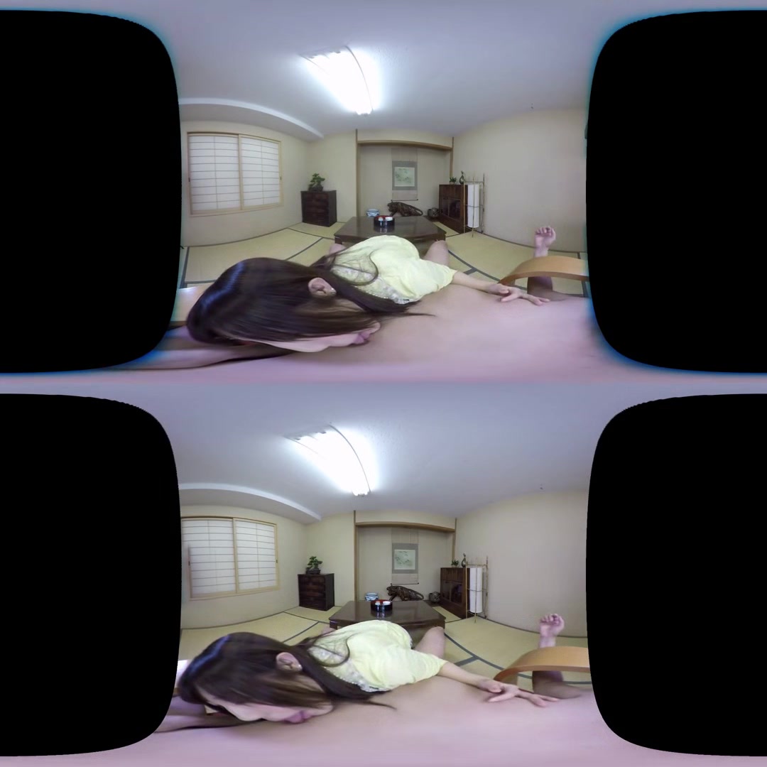 Gazing at the Virtual Blowjob; Cute Japanese MILF Oral POV