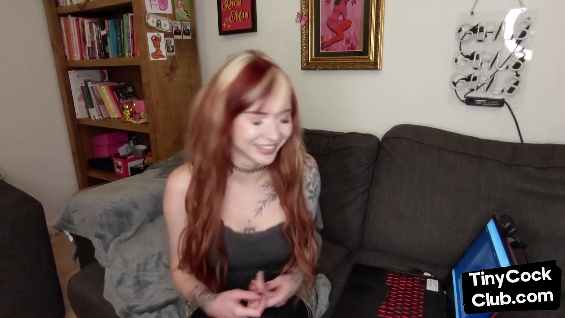 SPH British amateur chick humiliating small cocks in her vid