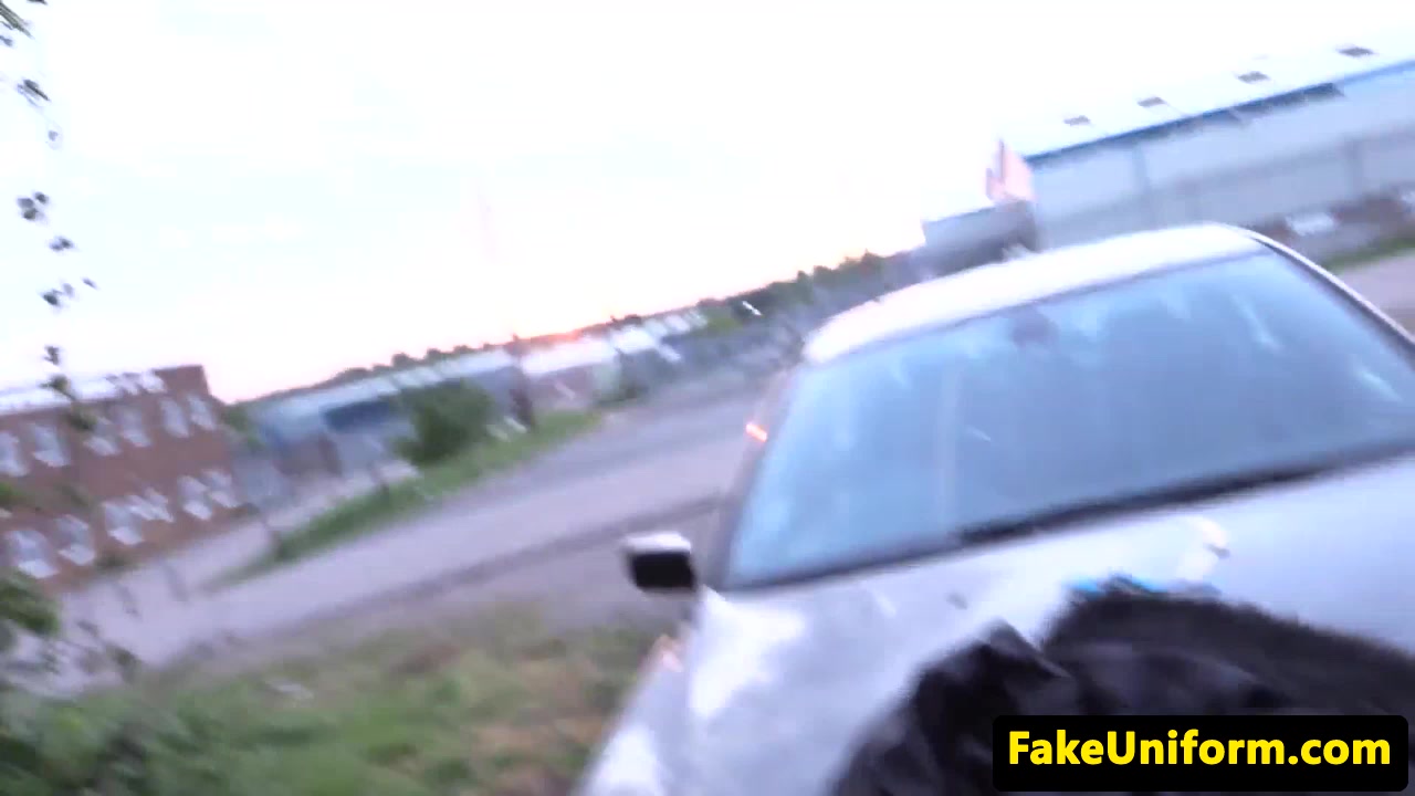 Ebony amateur public fucked by real cop