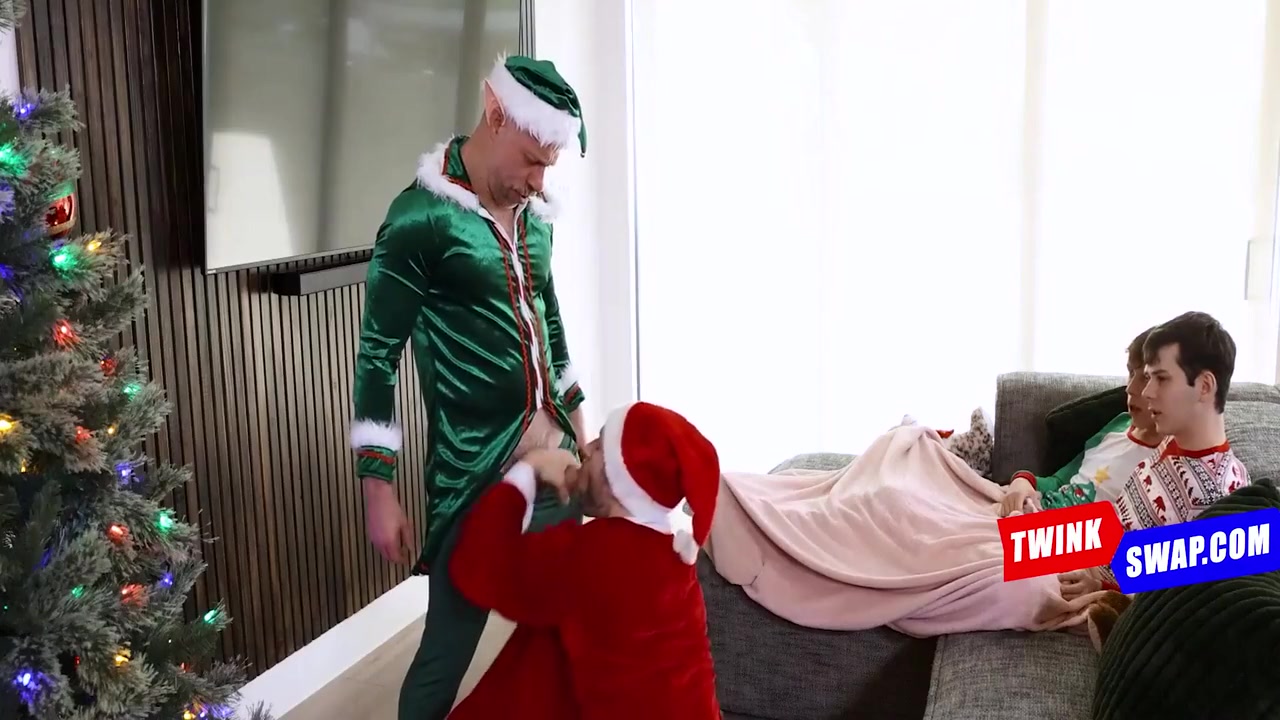 Christmas Gets Better After We Swap Stepsons 8 Min With Gay Porn, Nicholas Ryder And Danny Shine