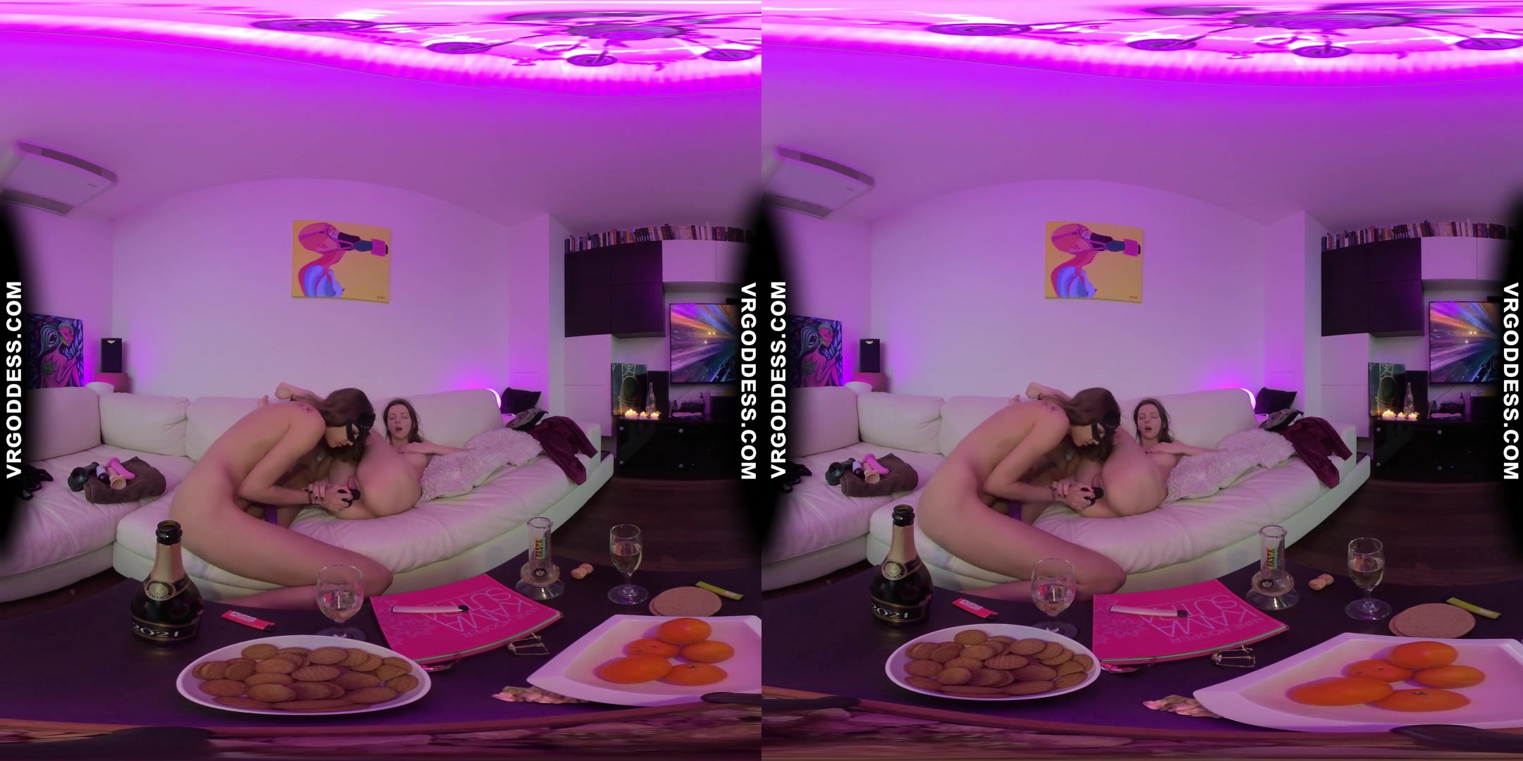 Blue Aesthetic Chillout Sesh Rebeka Ruby Smoking Lesbian Banging With Miss Pussycat