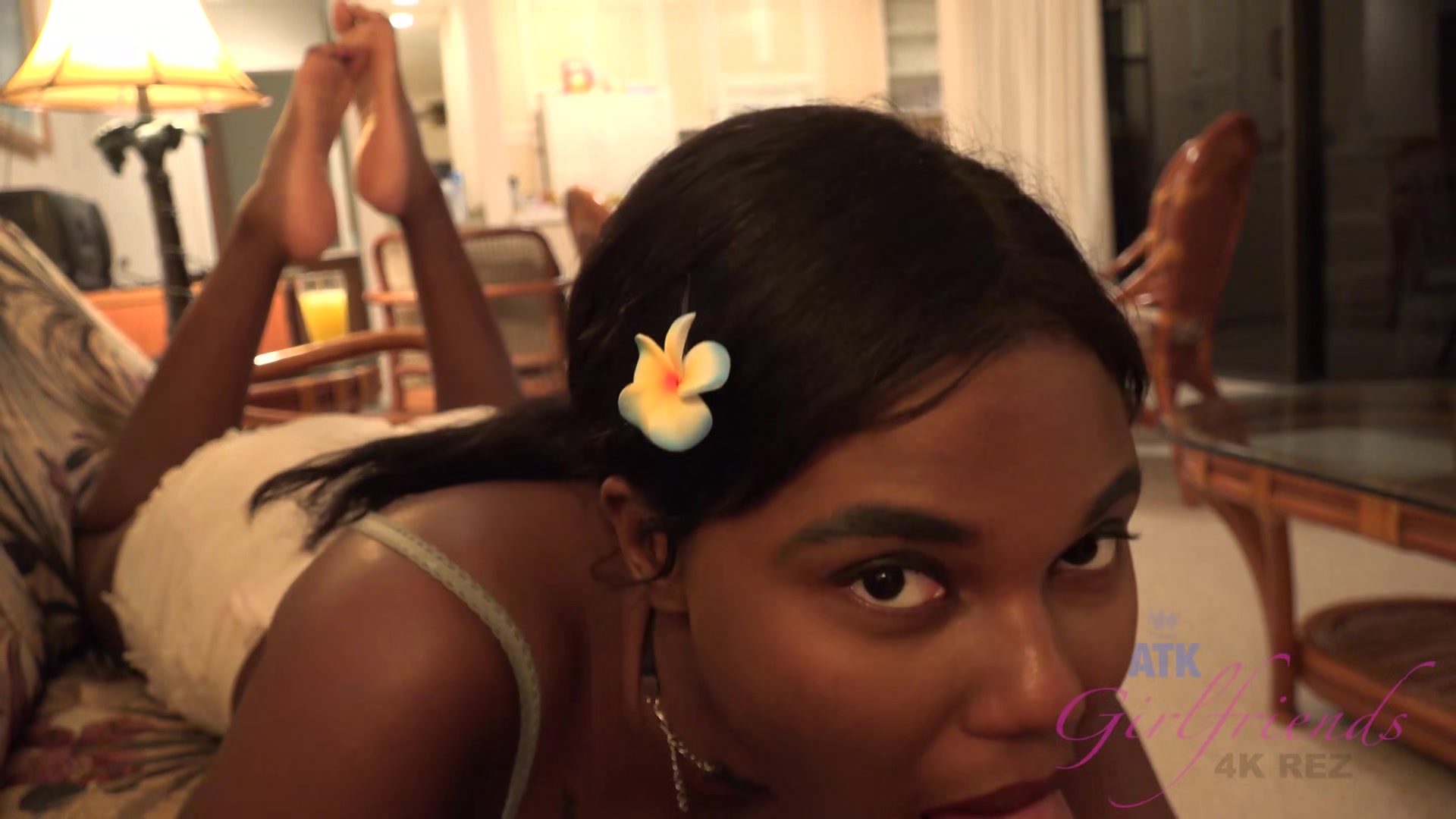 Cute Latina Suck White Cock