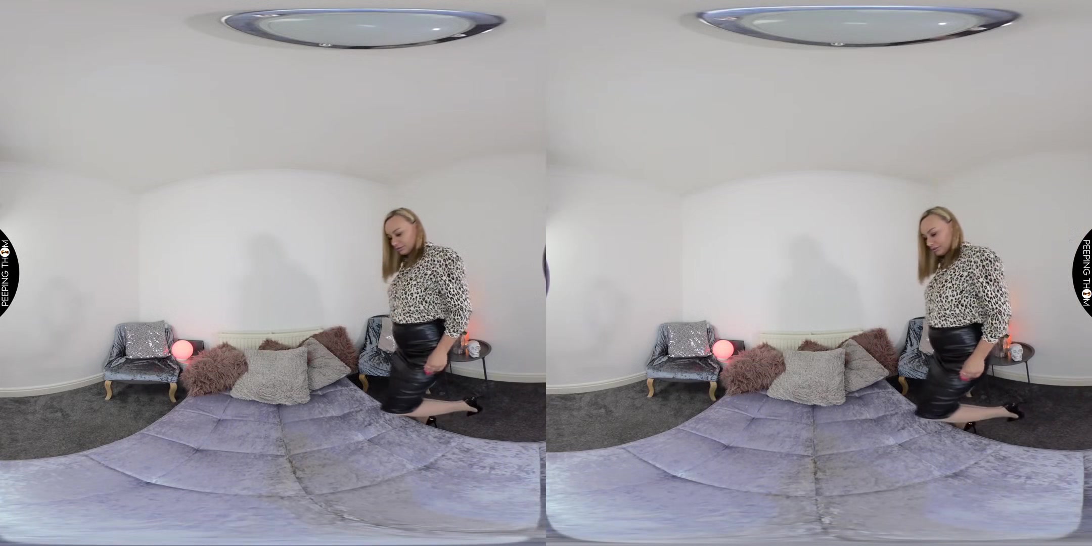Watch Me Play - Solo Blonde with Glass Dildo - SexLikeReal
