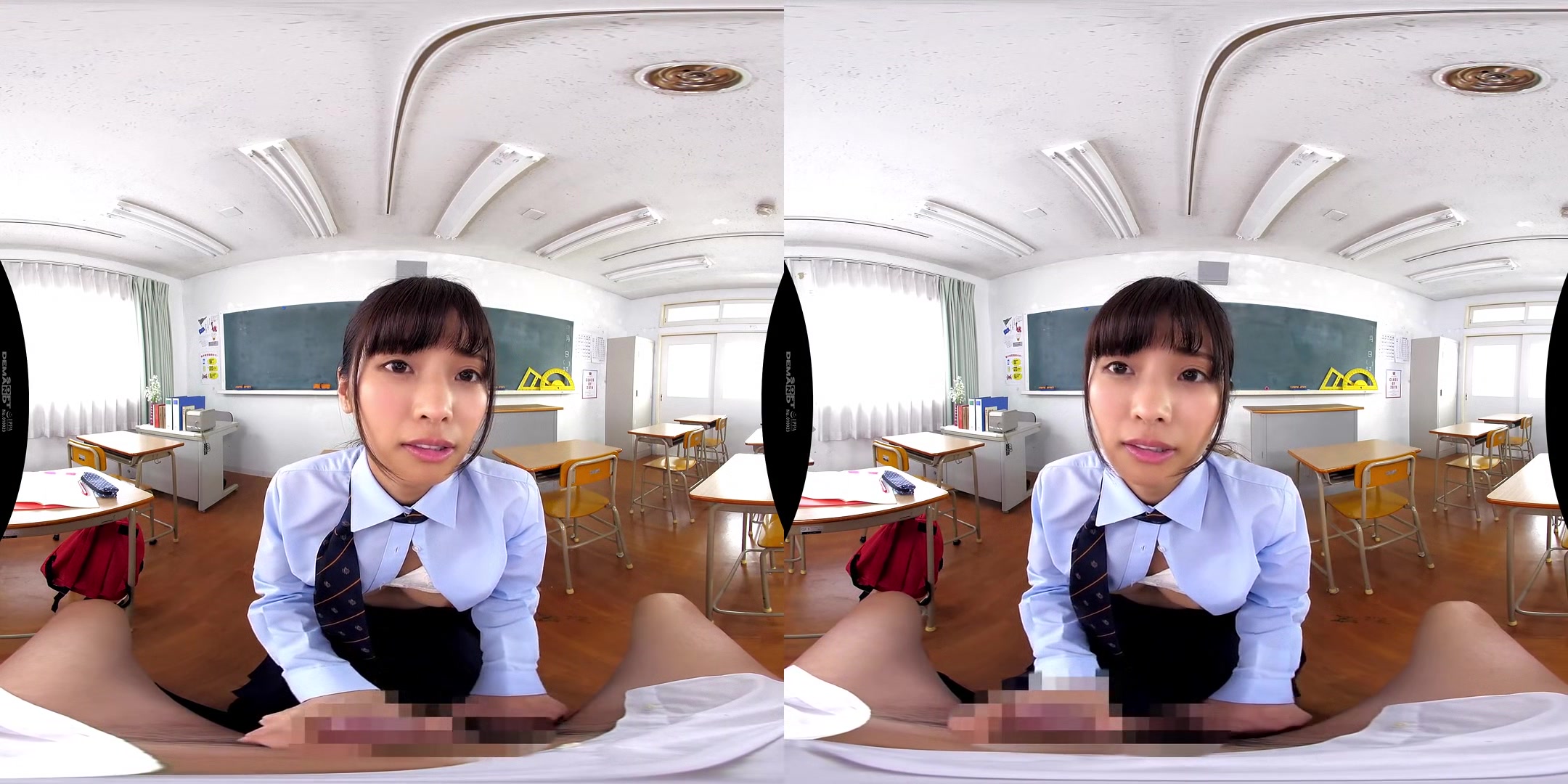 Her First VR Movie: My First Girlfriend is My Classmate; Hot and Cute Japanese Schoolgirl Fucked in Class