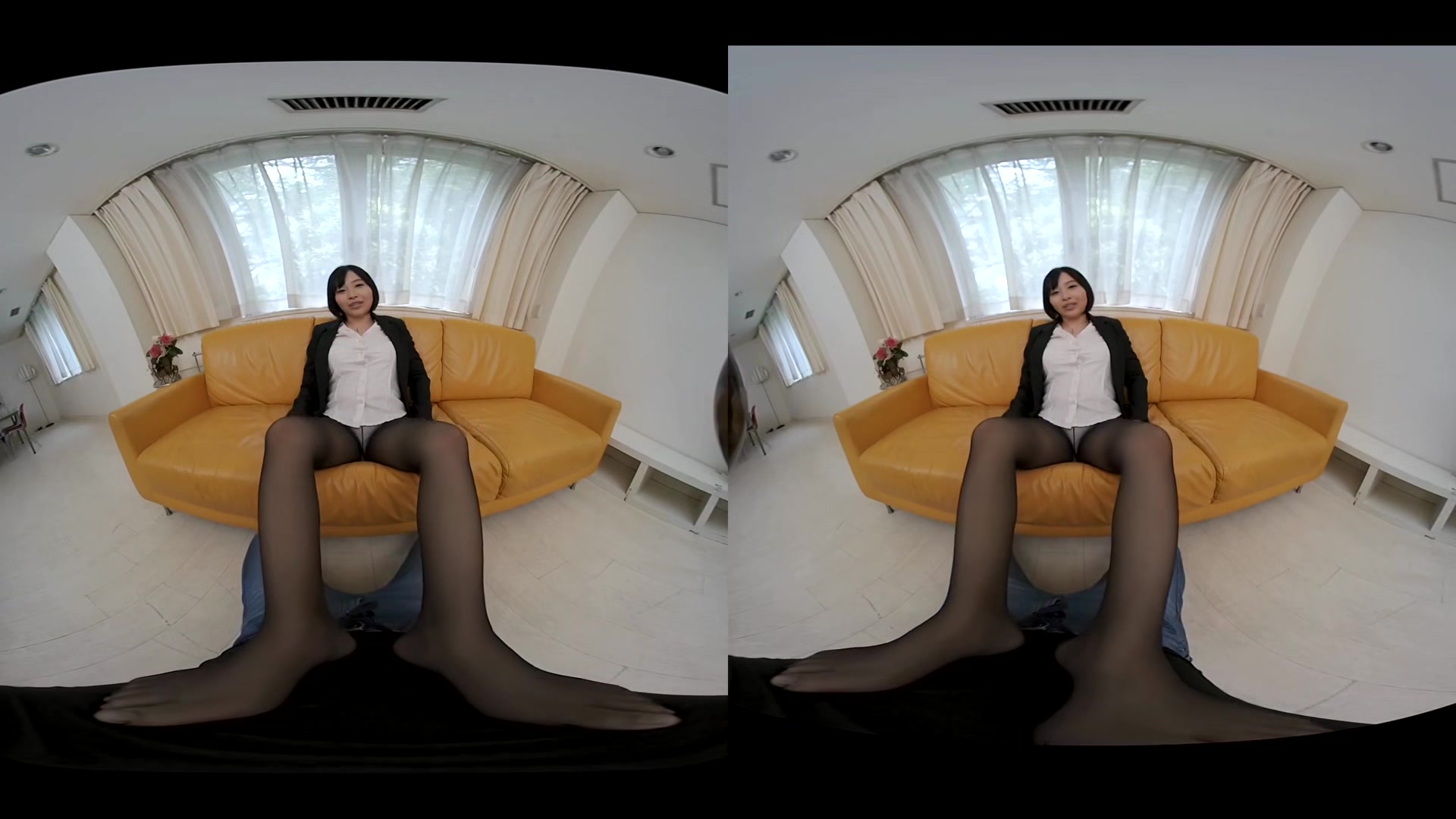Steamy Black Pantyhose Beauty Cums With A Gigantic Piston - Japanese Milf Jav Vr Pov