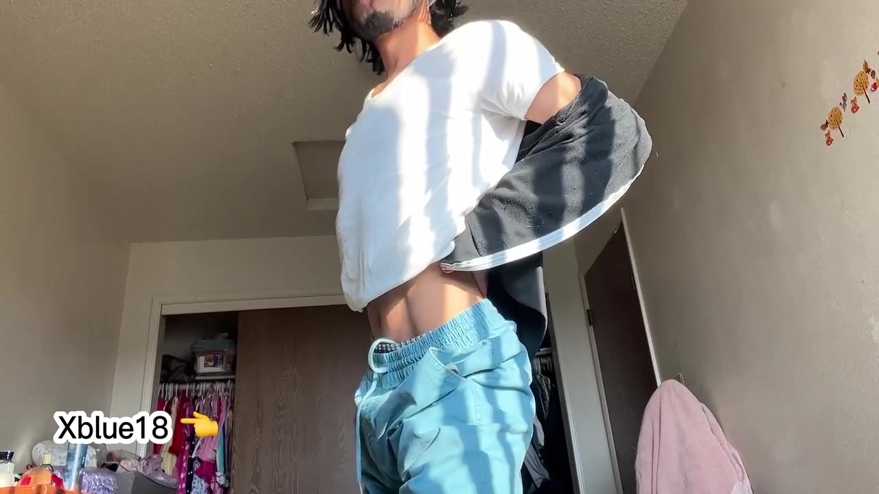 Cute Hot 18 Year Old Twink With A Big Cock Gets Naked In The Morning
