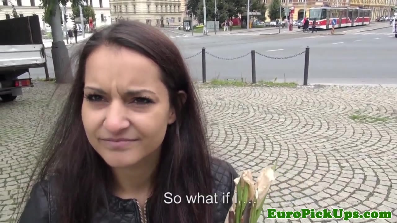 Public pulled euro persuaded to fuck for cash
