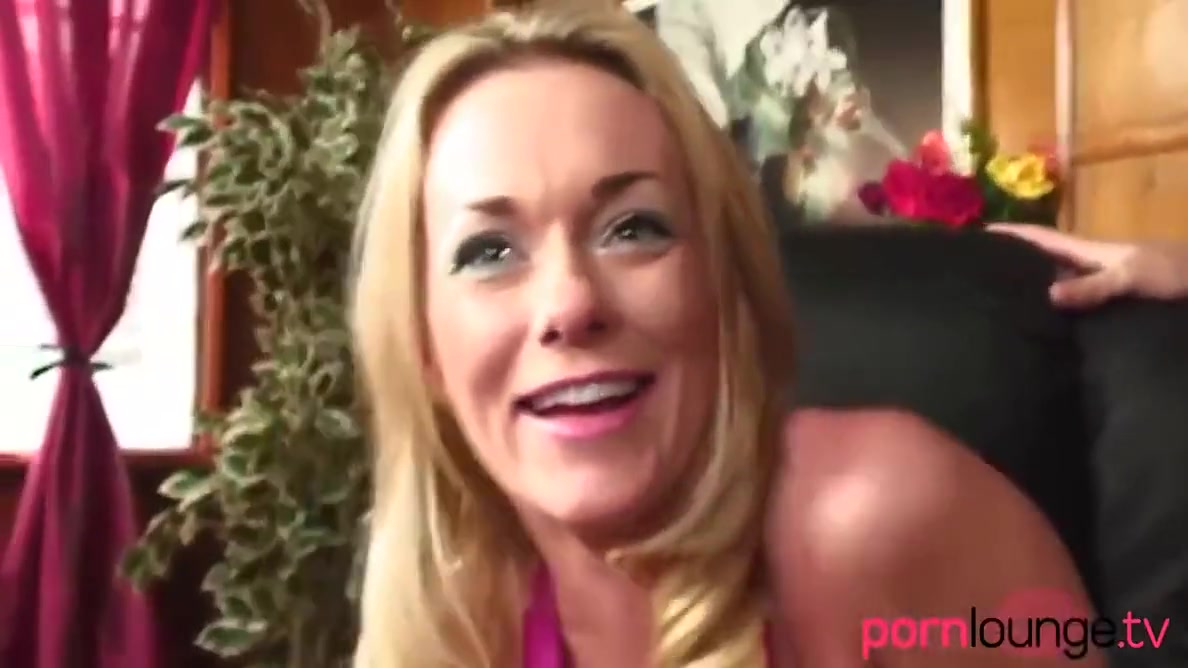 Busty Blonde Takes Cocks In Her Mouth
