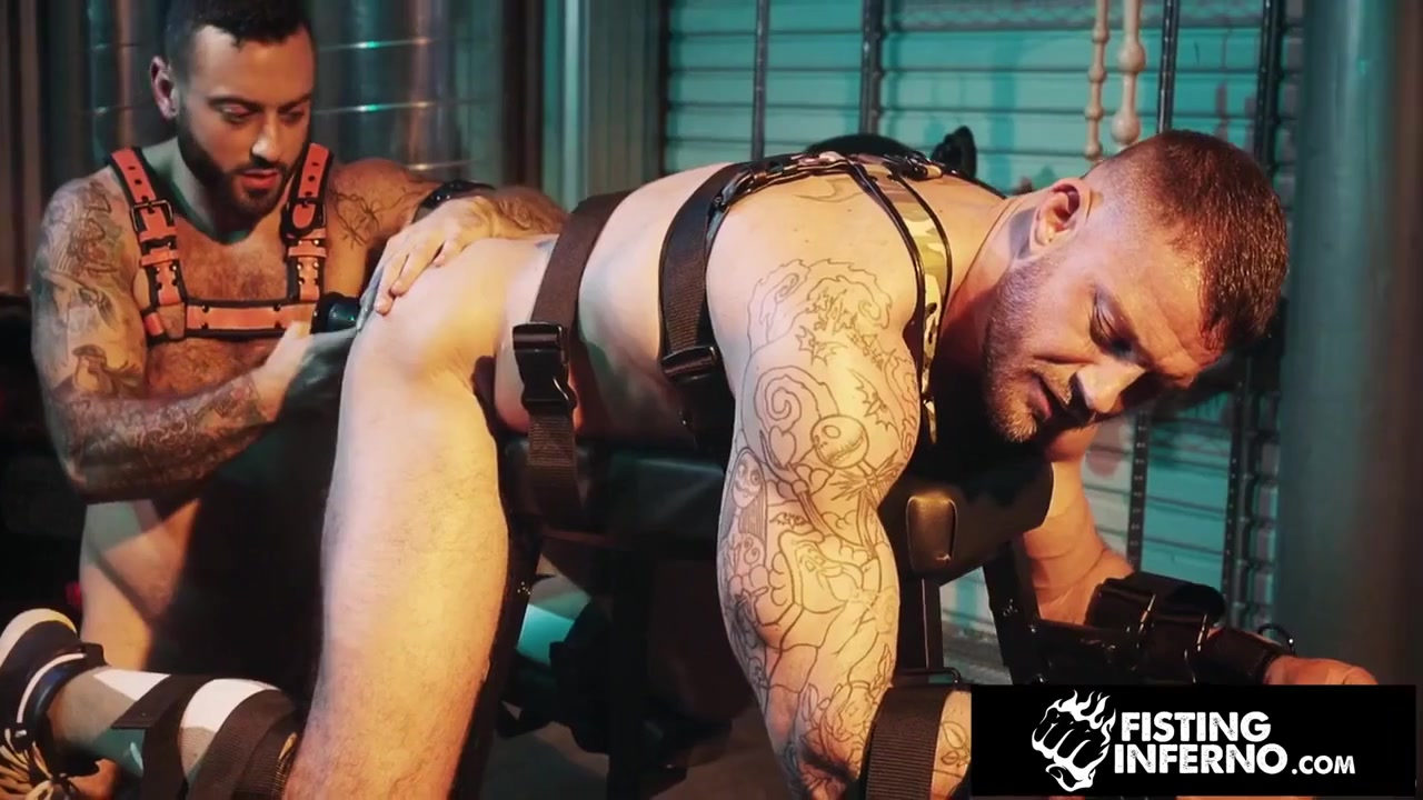 Drew Valentinos Muscly Bdsm Fisting Ignites Wild Hairy Passion