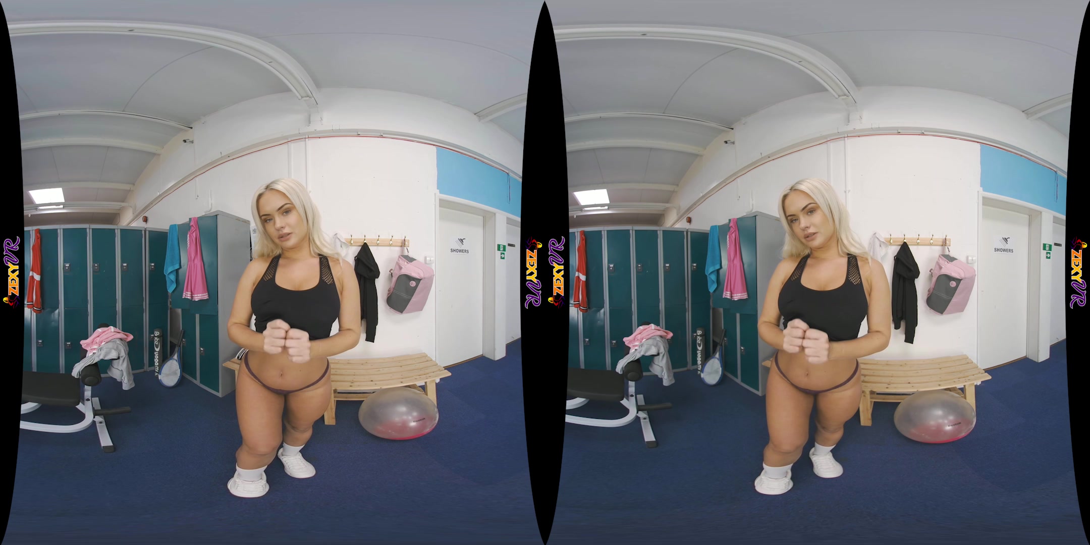 Off To The Showers featuring Louise - ZexyVR