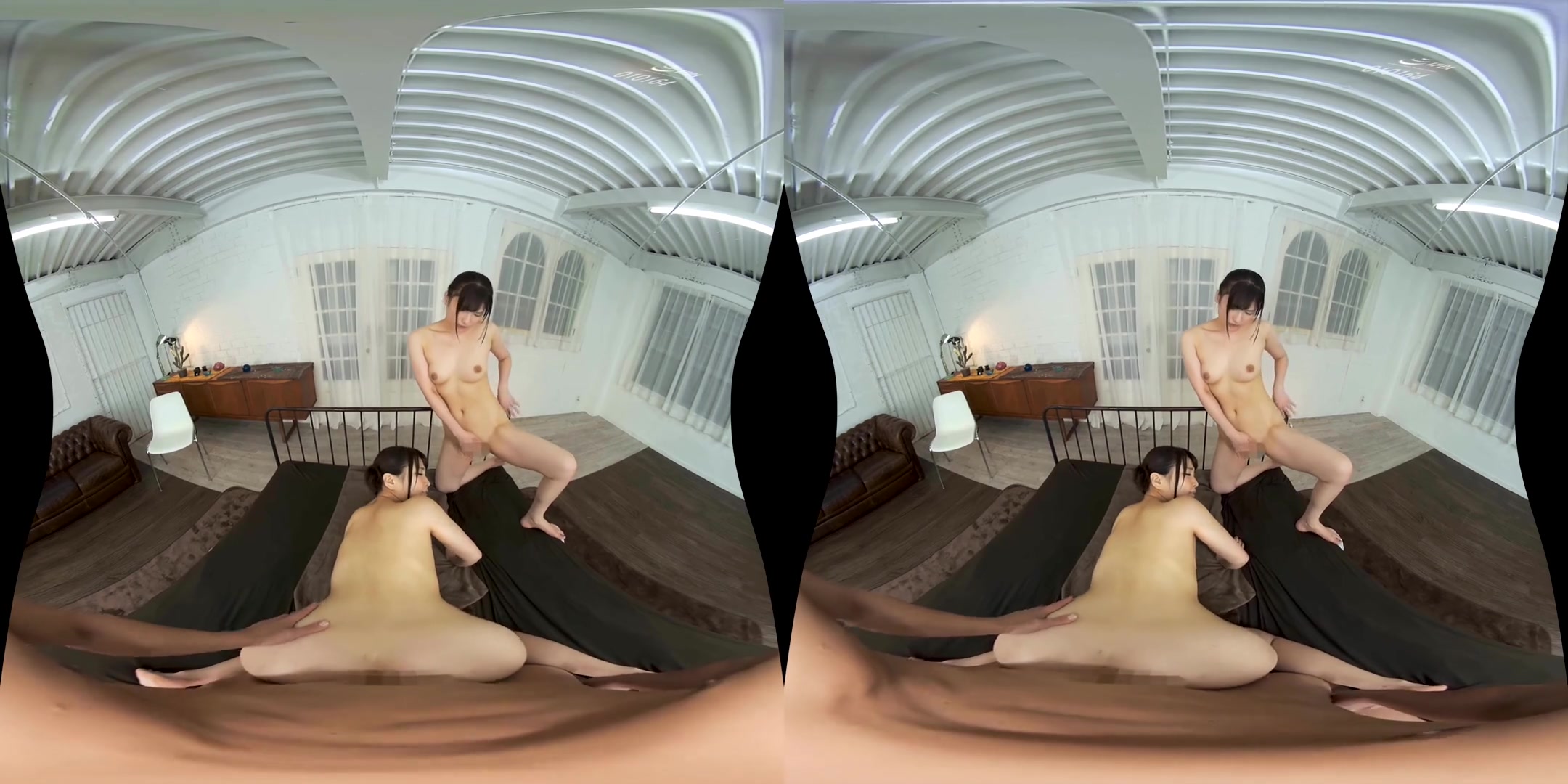 Super Luxurious Married Salon - FFM Asian Threesome Creampie