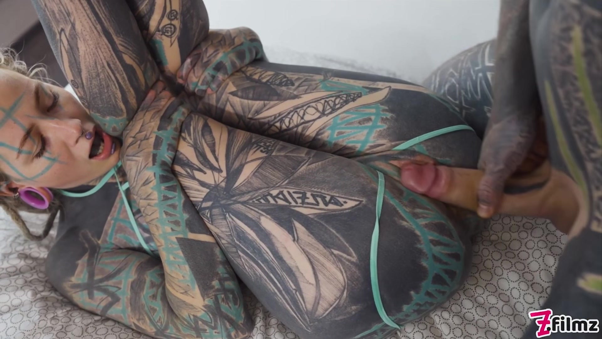 Tattoo Girl Anuskatzz Get Fucked Balls Deep In Her Ass