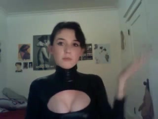 Made a homemade video on webcam of my new latex suit
