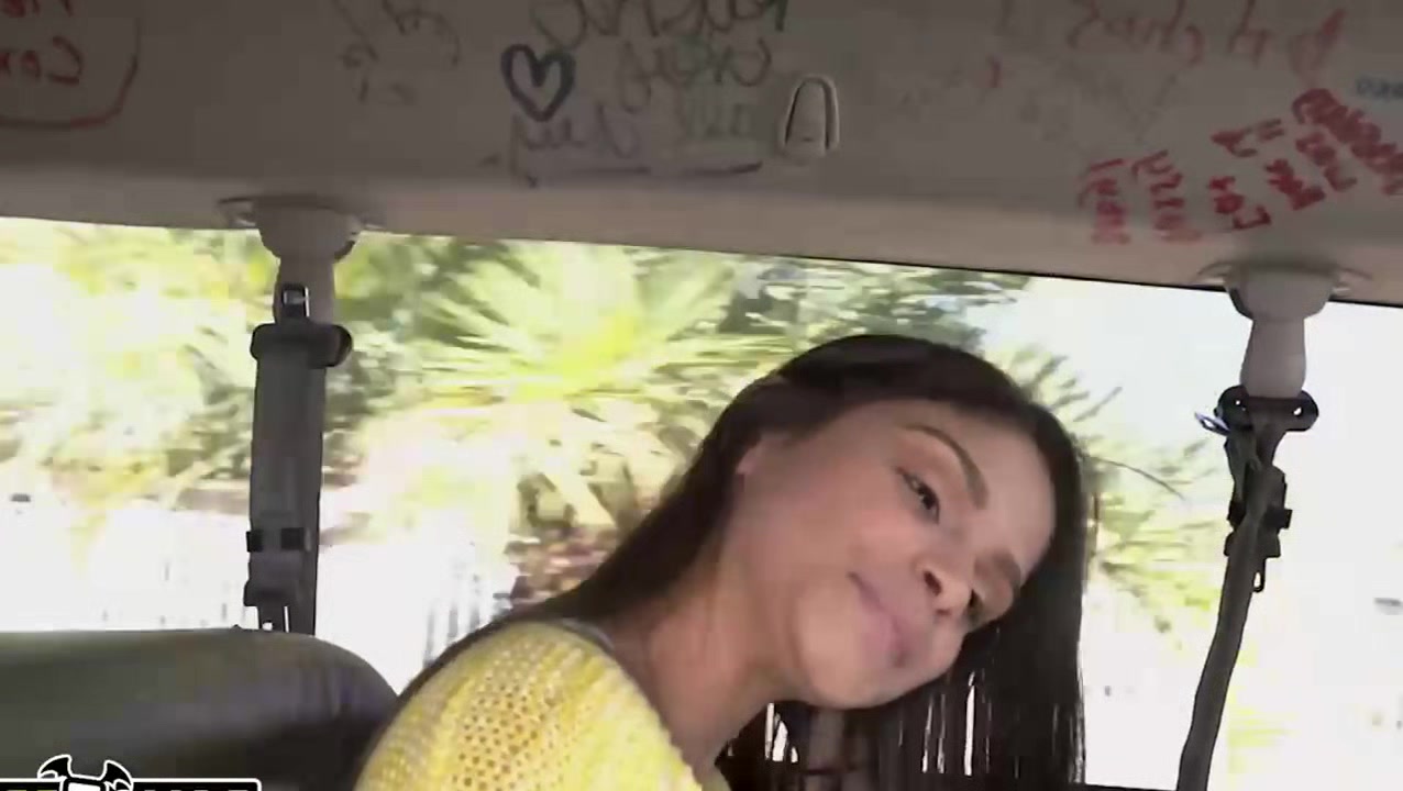 revealing her true love for sex in the bangbus