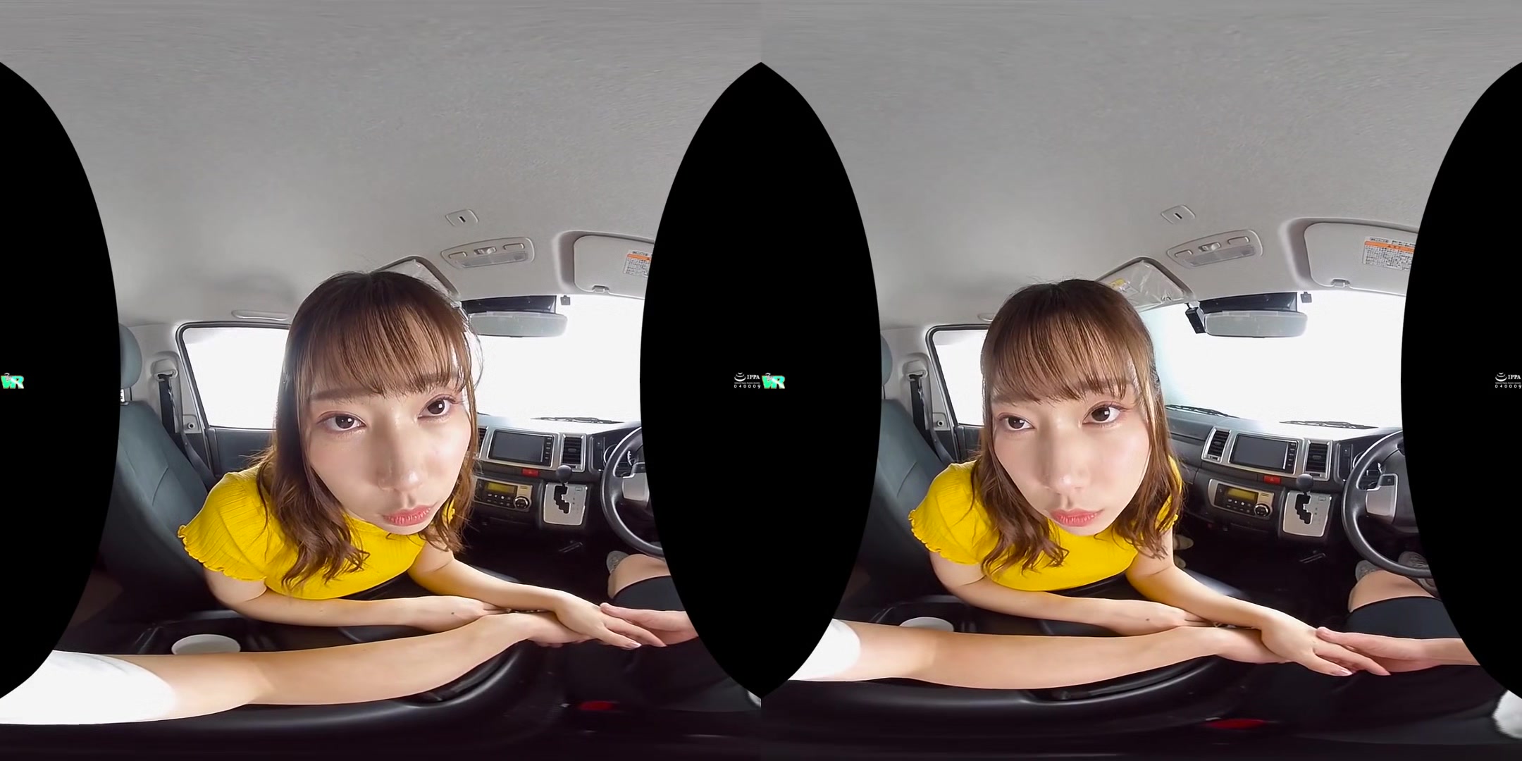 Sweaty and Busty Post-Vacation Car Sex