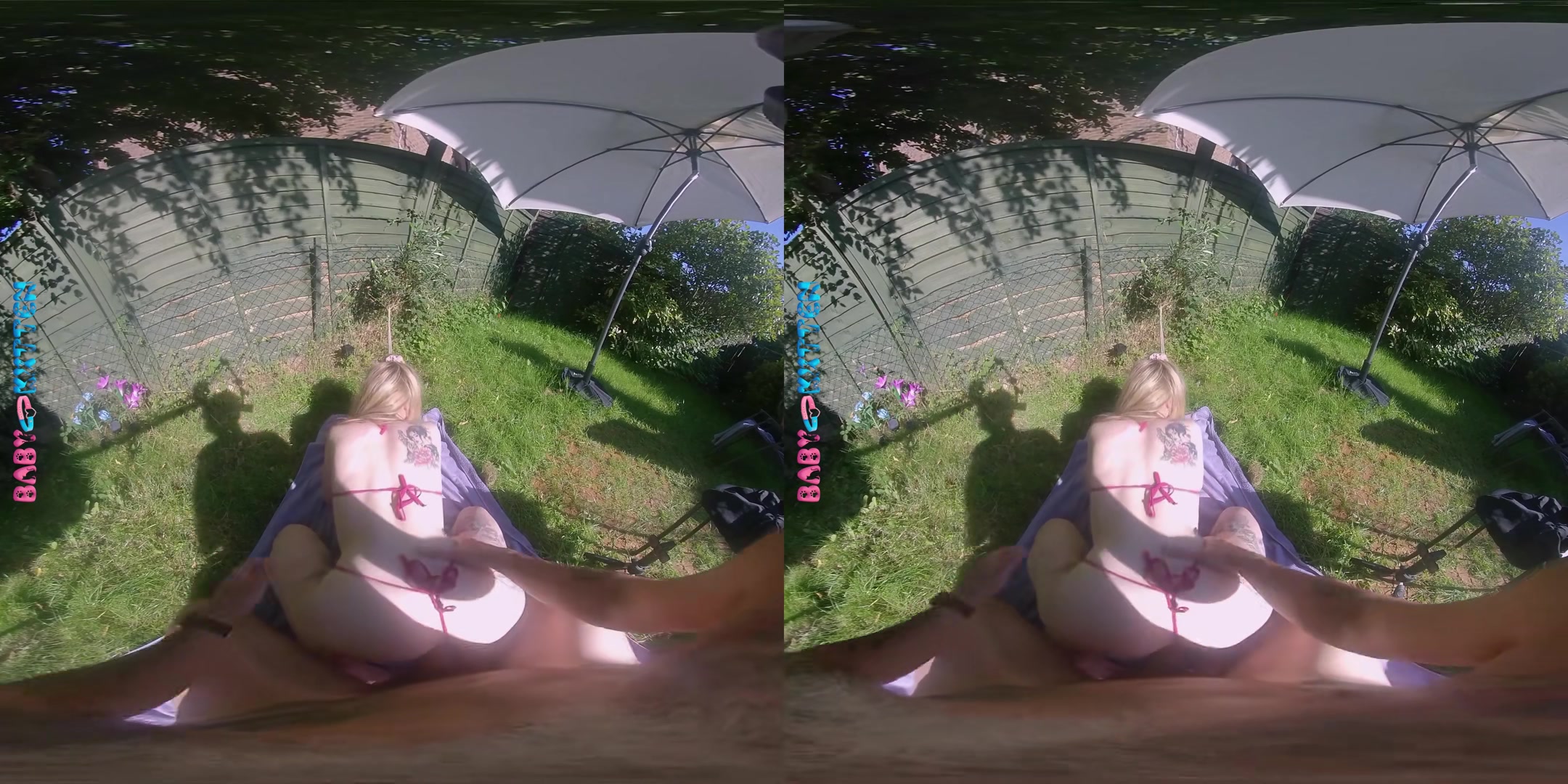 Hot Sunbathing With Stepdaddy - Babykxtten