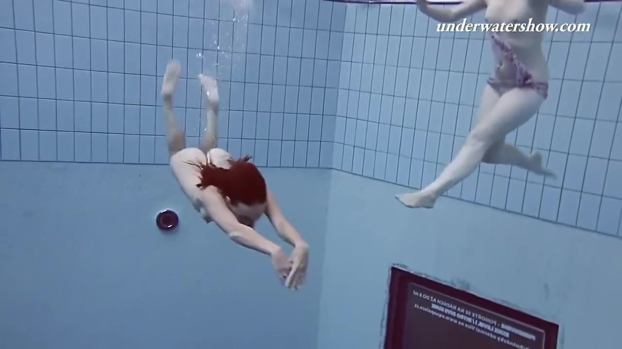 Russian Swimmers In A Public Swimming Pool