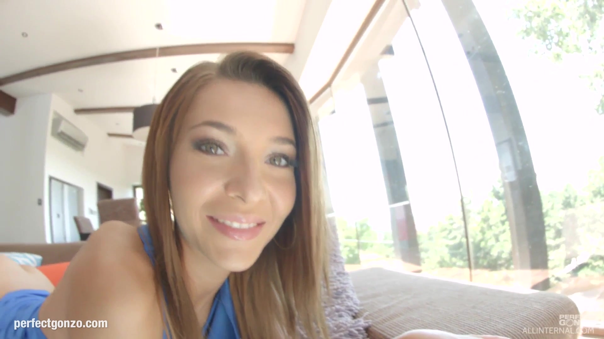 Alexis Brill in gonzo creampie scene by All Internal