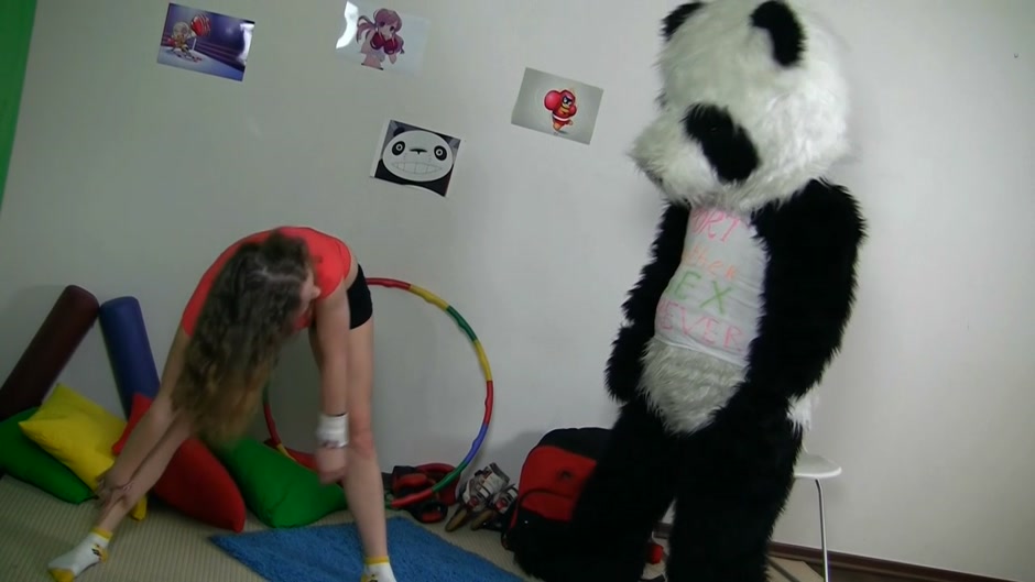 Good-looking girl has wild sex with a toy