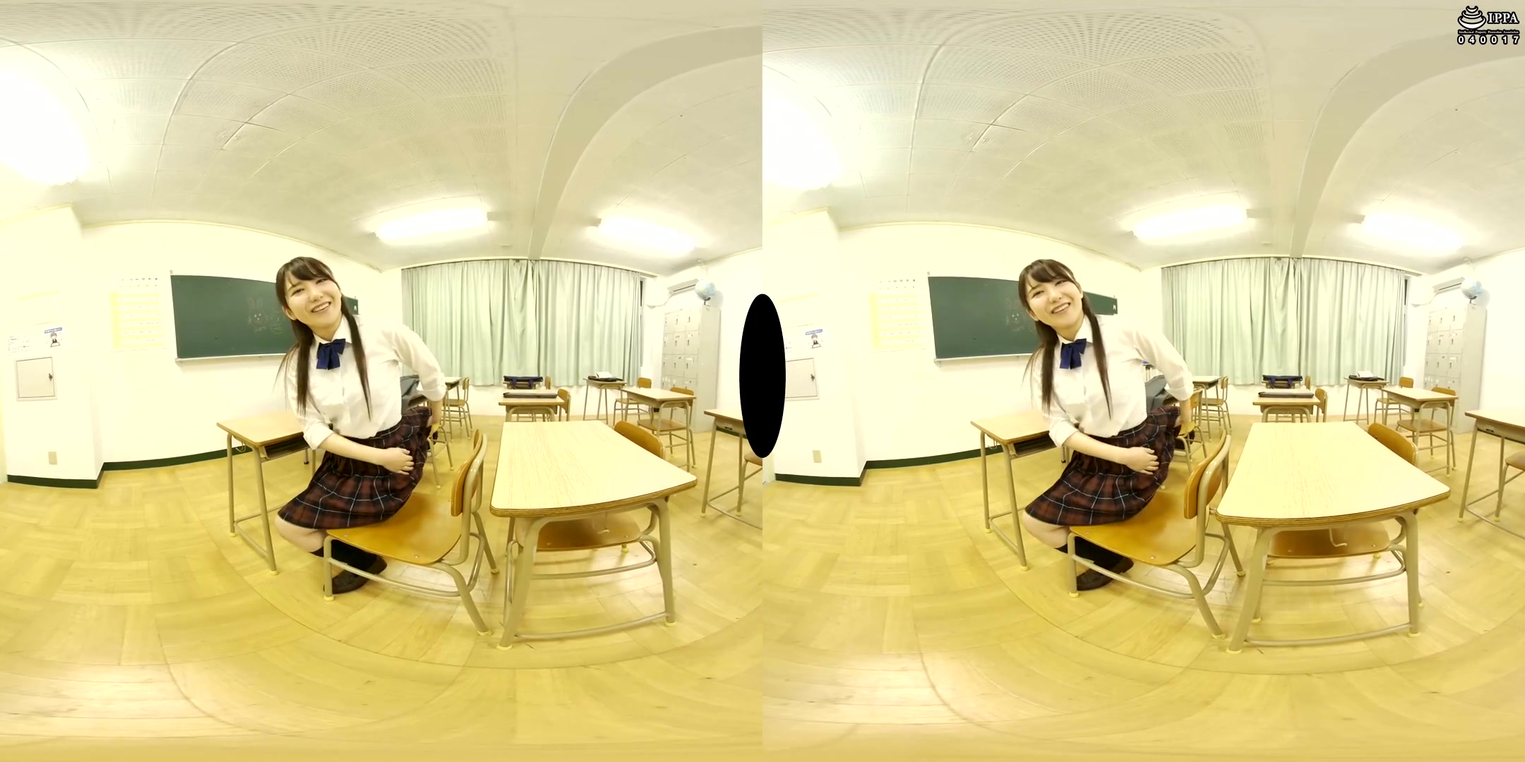 Uniform Upskirt VR 2 - PetersMAX