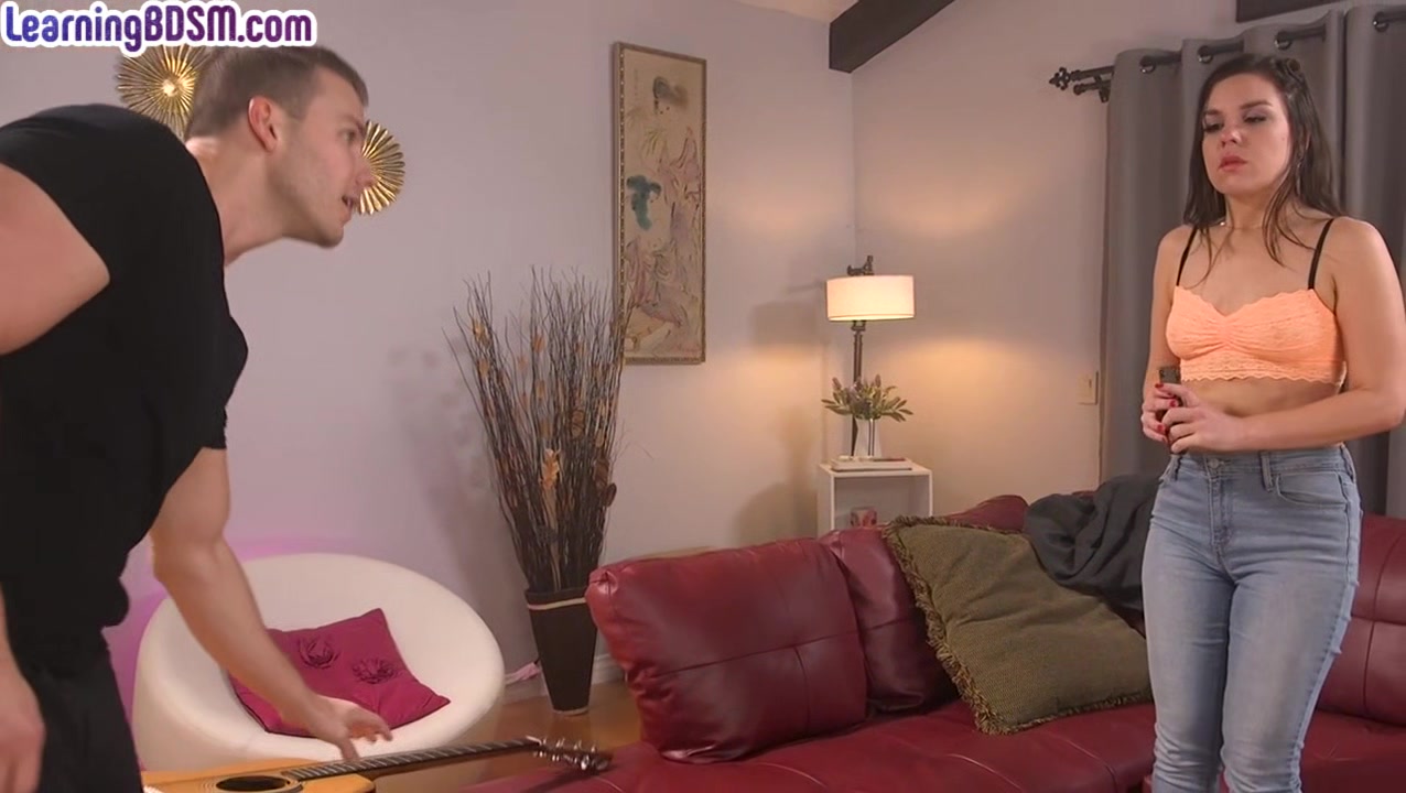 Dominated BDSM slut fucked in hairy cunt in missionary
