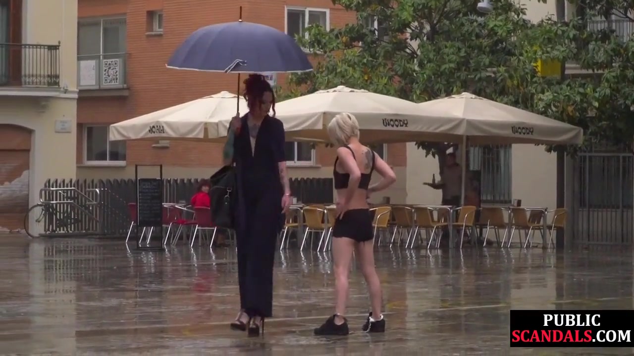 Sub Latina Outdoor Whipped In Public By Her Kinky Domina