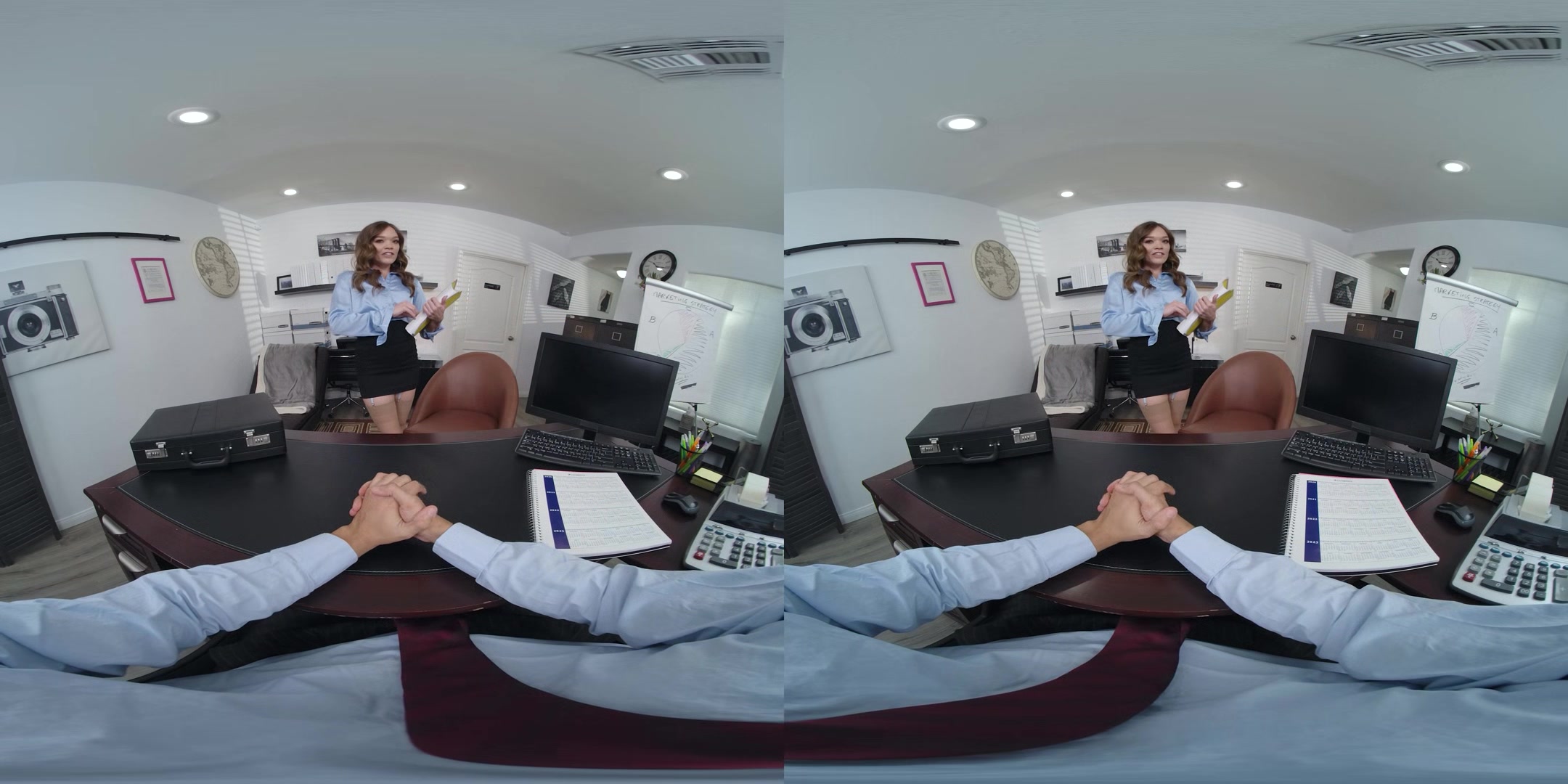 Office Temptations: Hot Accountant Katie Kush