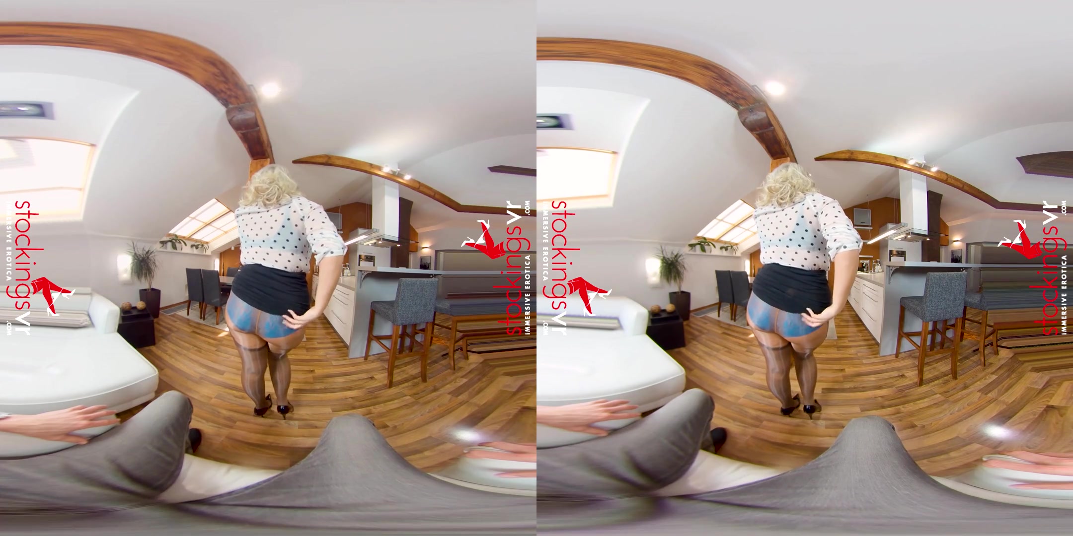 Krystal Swift in Grip It And Rip It with G cup Krystal Swift - StockingsVR