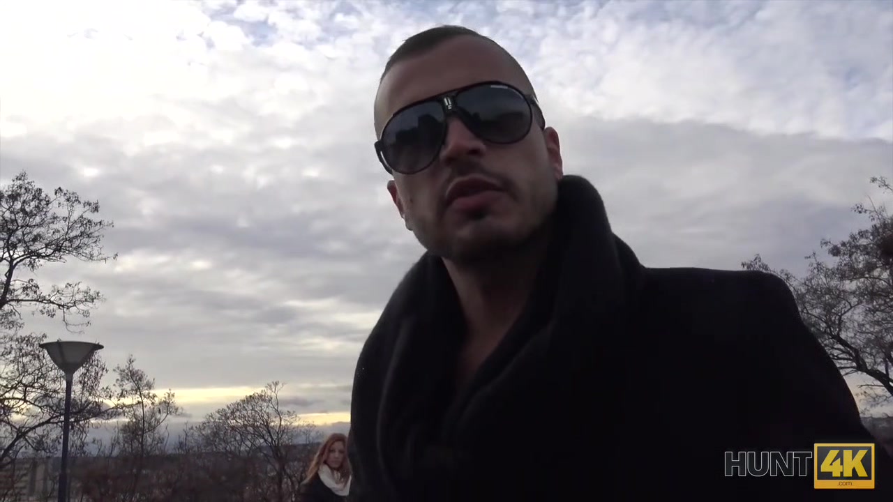 HUNT4K. Guy fucks for cash slutty chick not afraid of her angry BF
