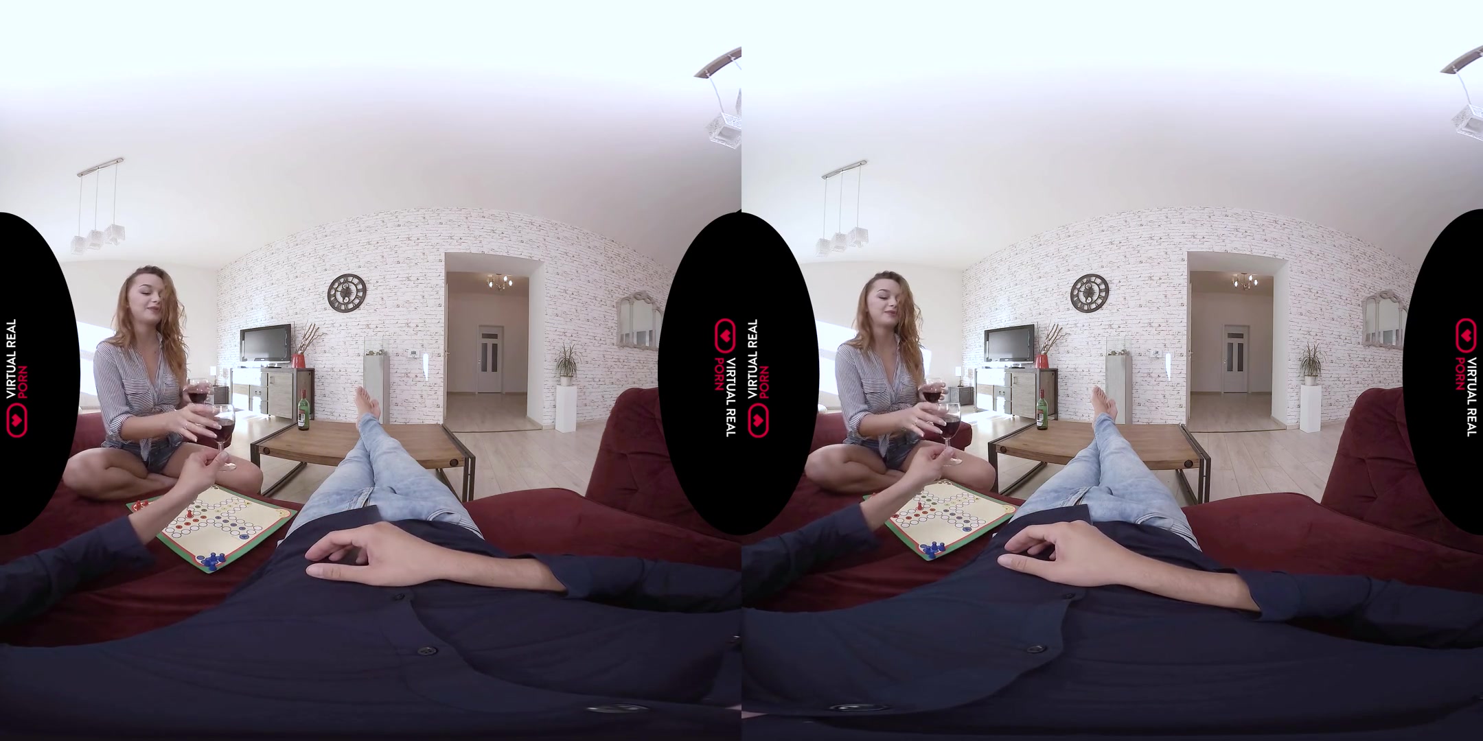 Daphne Klyde in Sucking At Games - VirtualRealPorn
