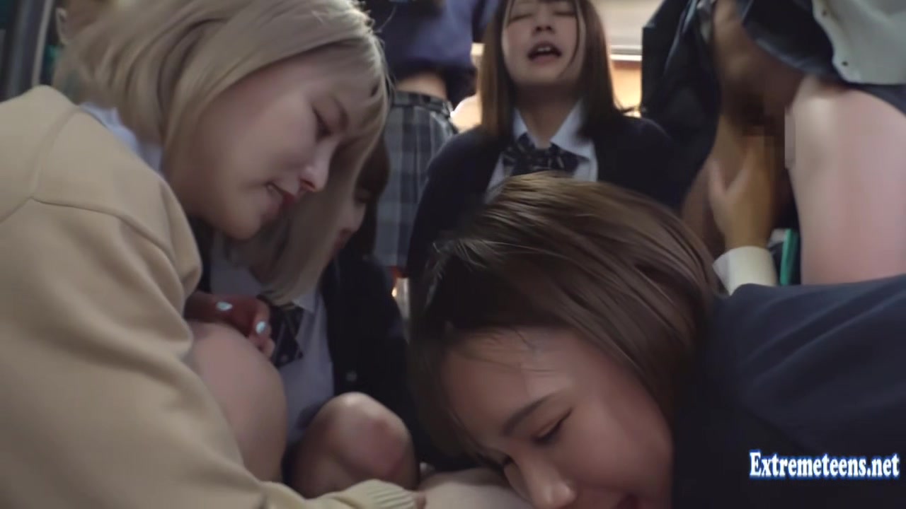 Twelve schoolgirls 18+ Fuck Commuter On Bus Deep Throat And Ride In Public Outrageous Action New For May