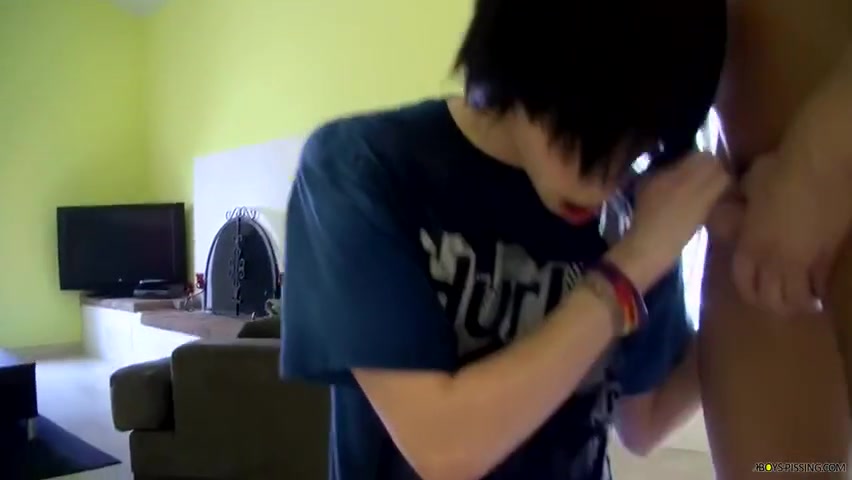 Emo Boy Gets A Hose Down