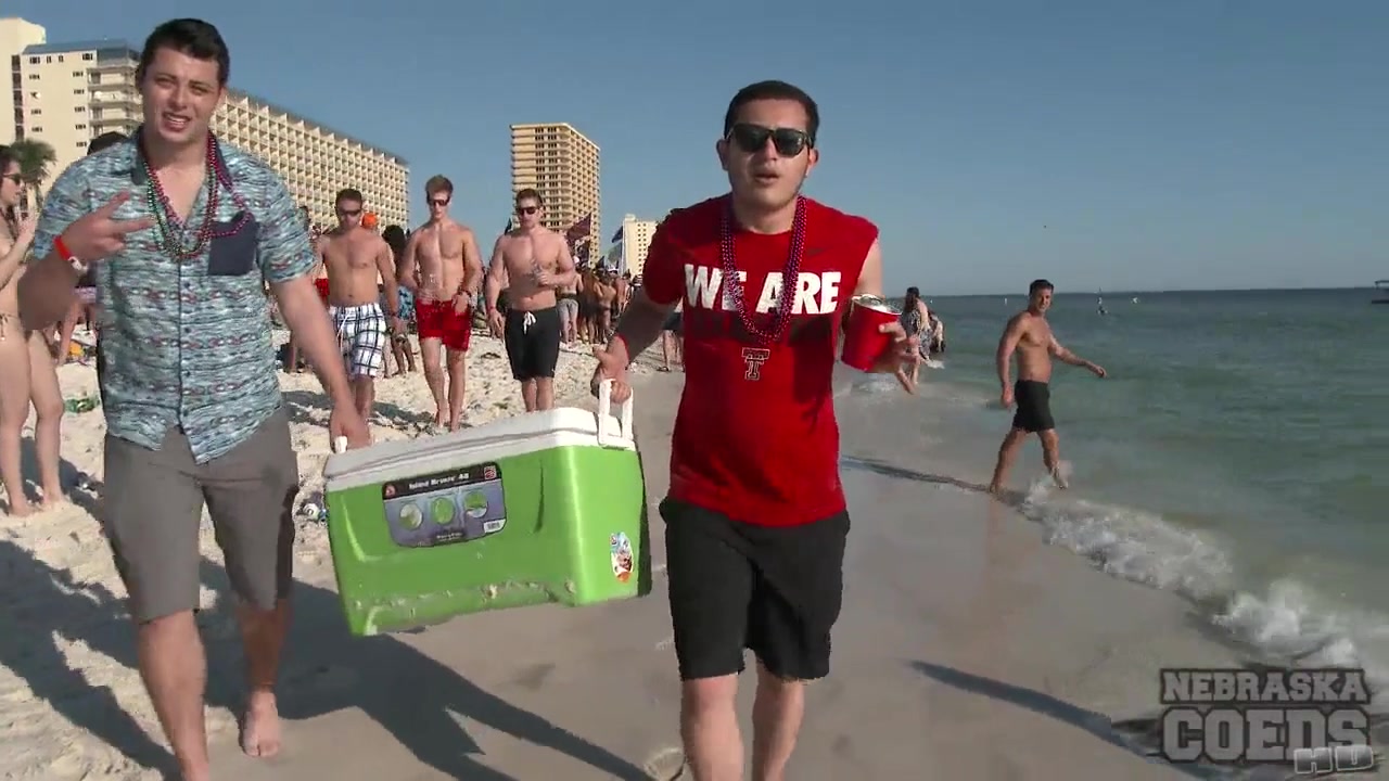 Second Day at Spring Break Panama City Beach Florida Uncut and Uncensored - NebraskaCoeds