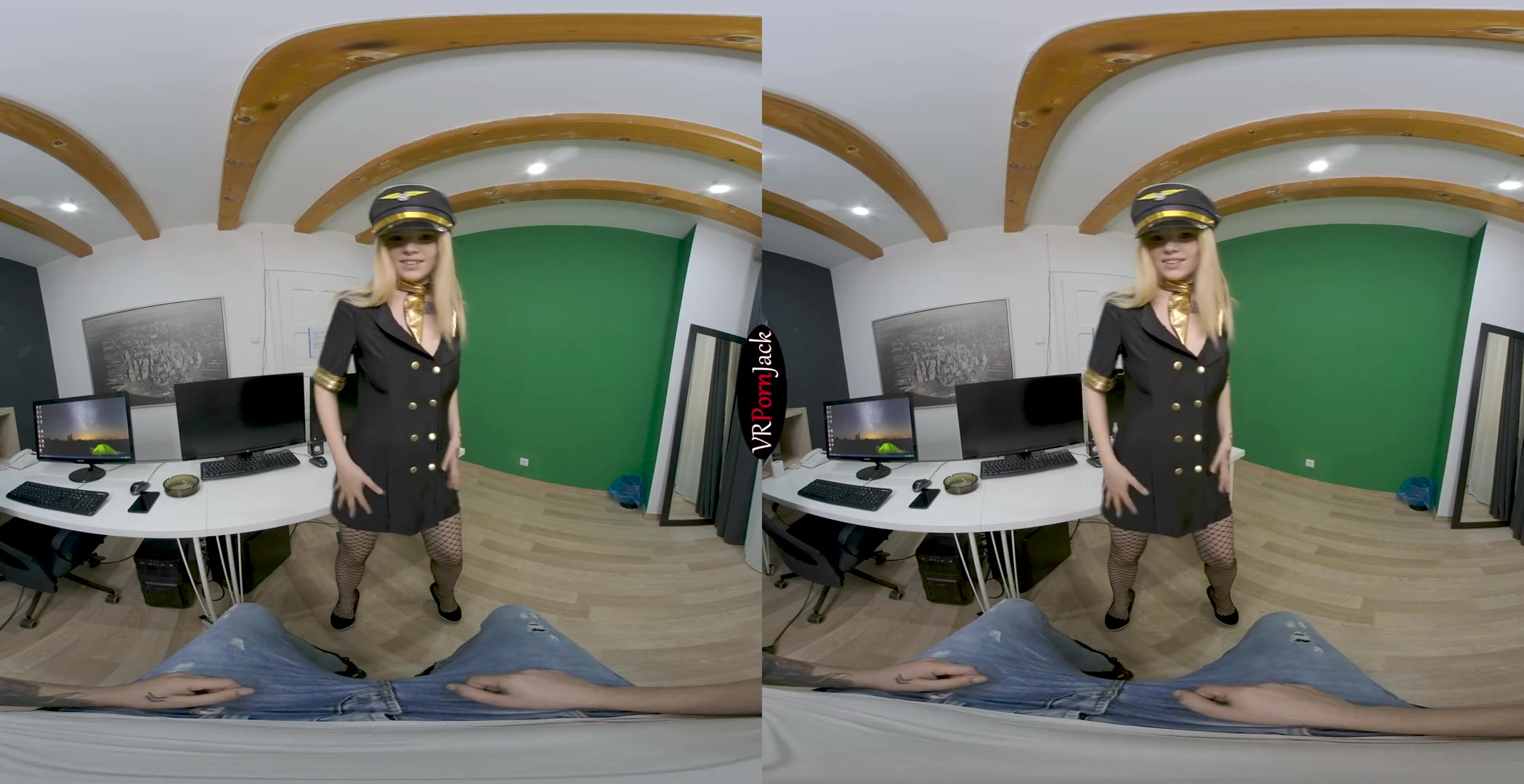 Flight Attendant is Horny