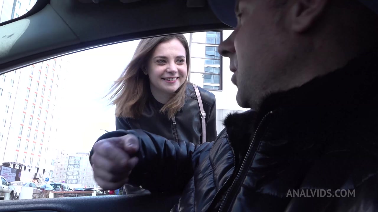 DP Bella Grey - Pick Up - Hard Anal Fuck - Translation with Titles VK063 - AnalVids