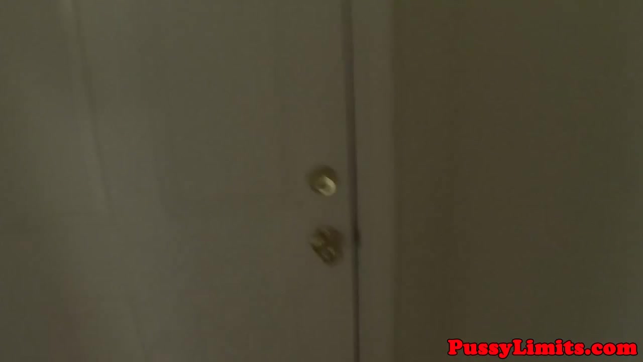 Rough pounded slut facialized at the gym