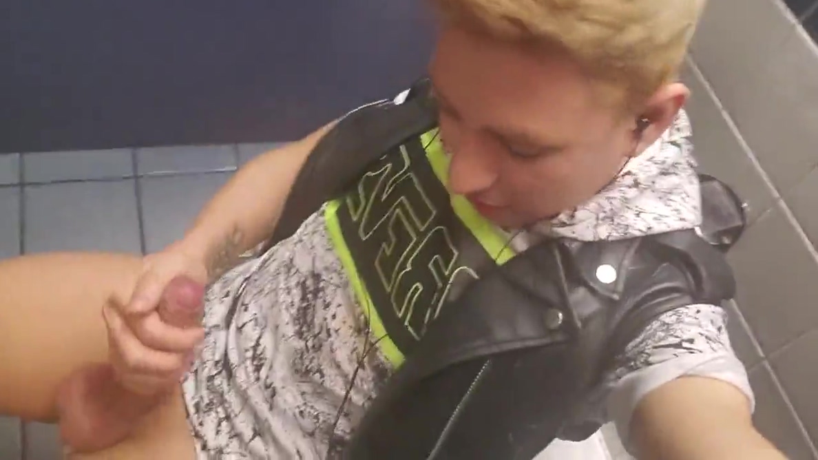 Stranger Reaches Under Stall To Grab Daniel Haussers Cock