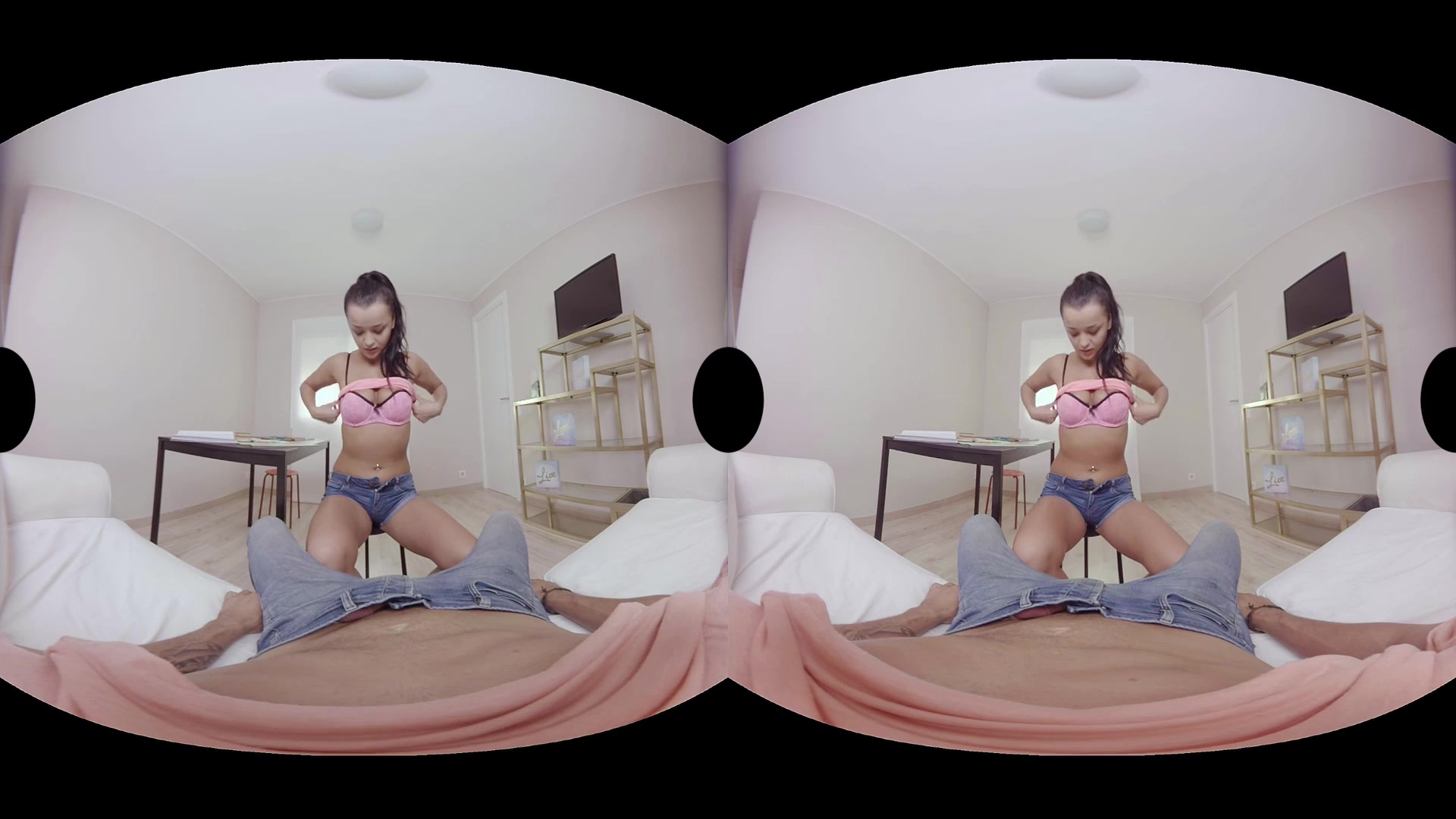 Daphne Klyde Juan Lucho in English student 18+ - VirtualRealPorn